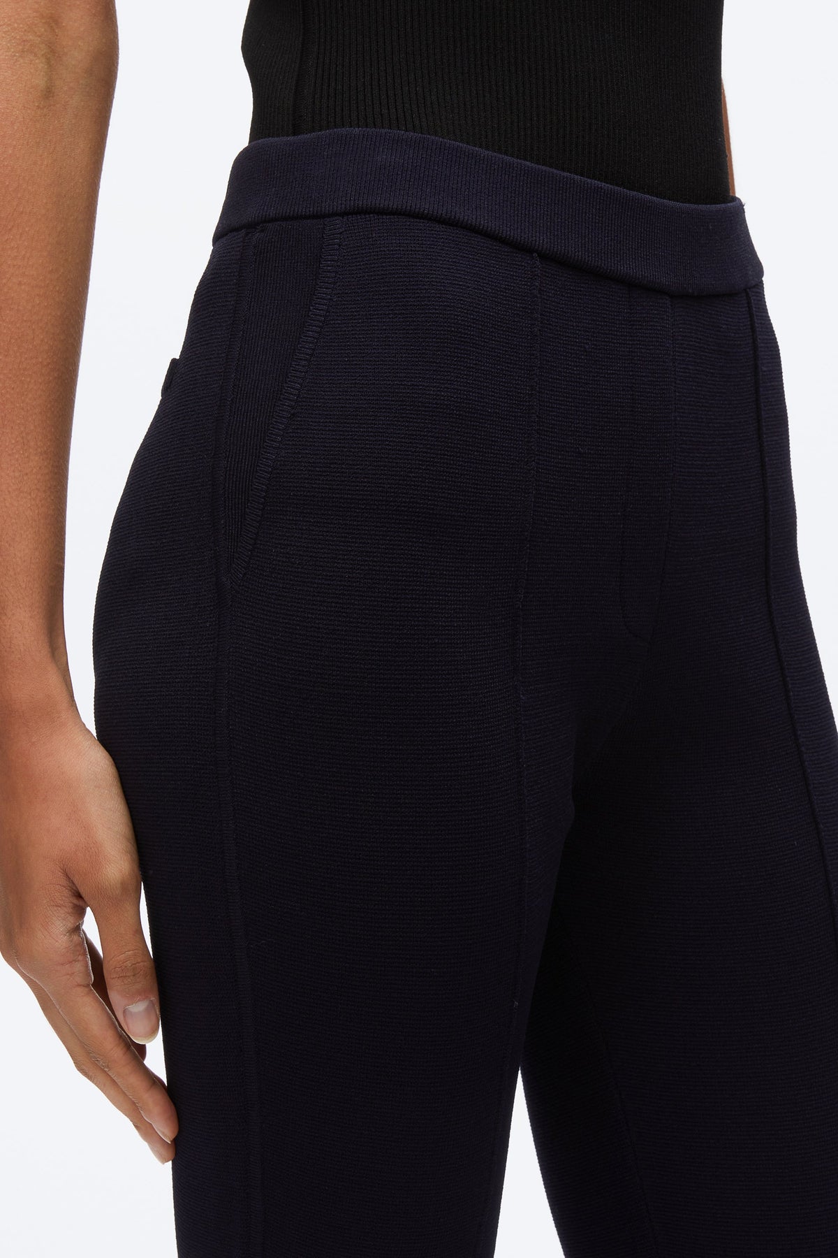 Compact Cropped Kickflare Pant Midnight