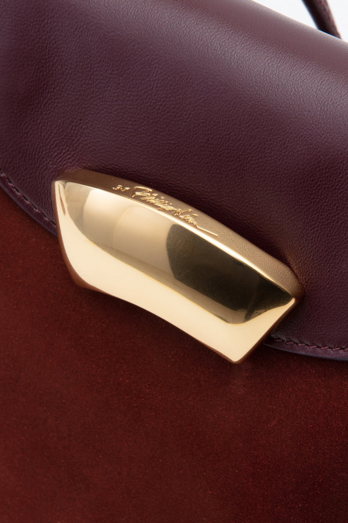 Aubergine ID Petite Soft Shoulder Bag | Modern Phillip Lim Bags Aubergine-Brick