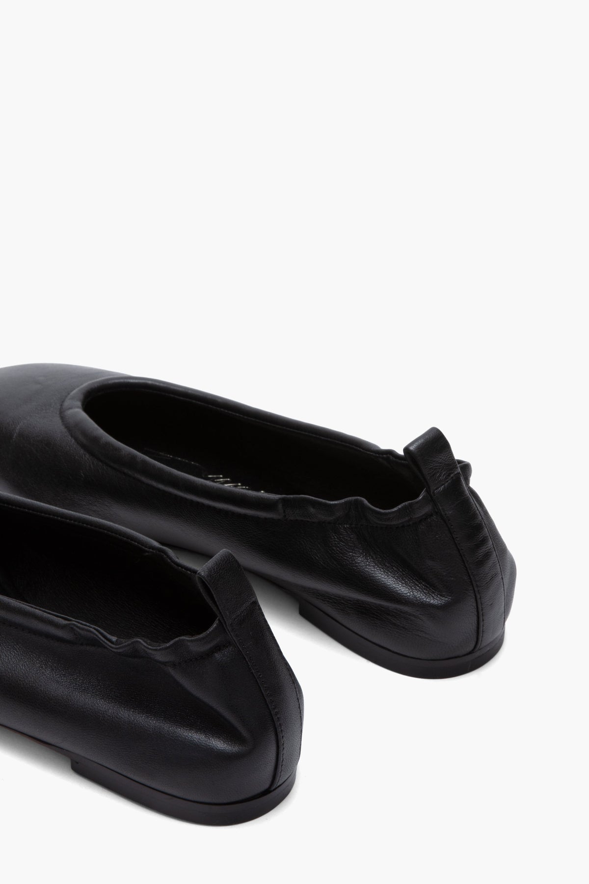 ID Stretch Back Ballerina Flat Black