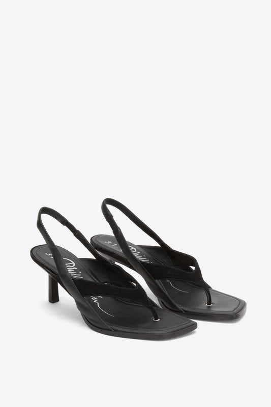 ID Double Strap Sandal Black