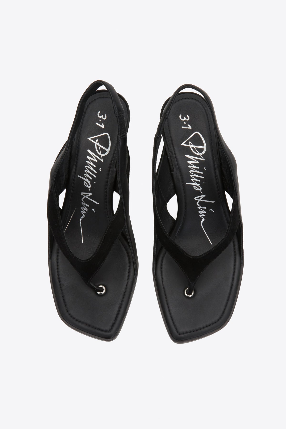 ID Double Strap Sandal Black