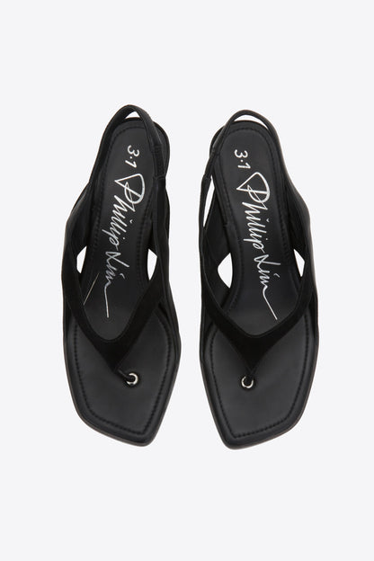 ID Double Strap Sandal Black