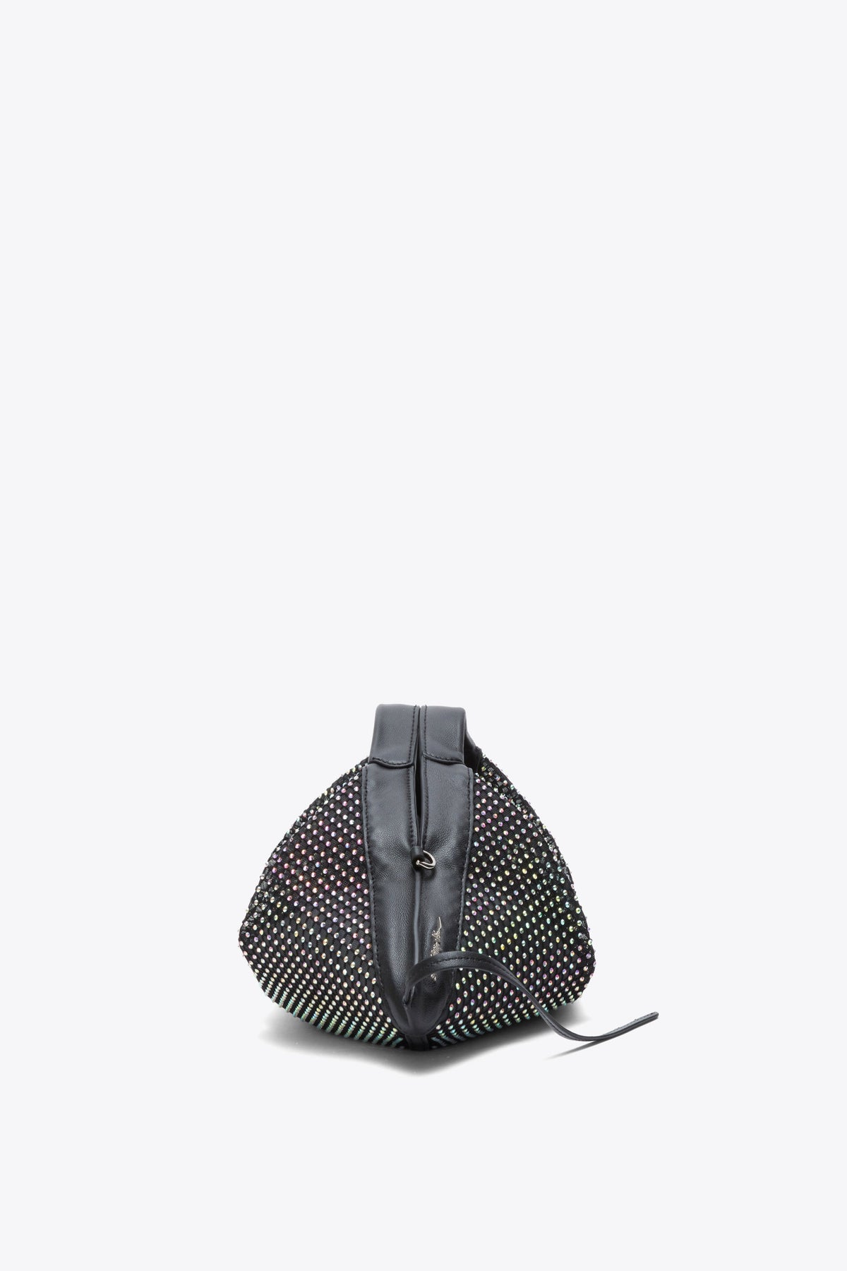 Crystal Luna Mini Crossbody Bag Black