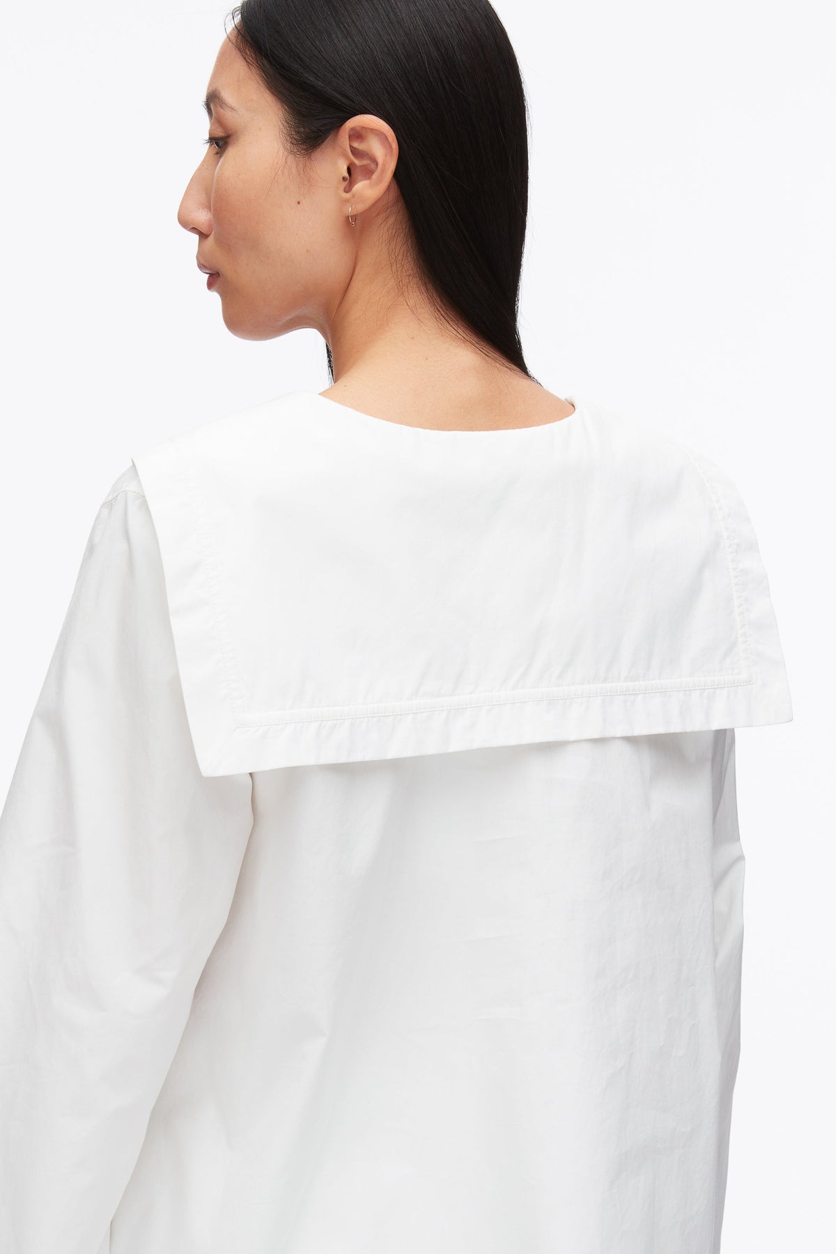 Sailor Wrap Shirt White