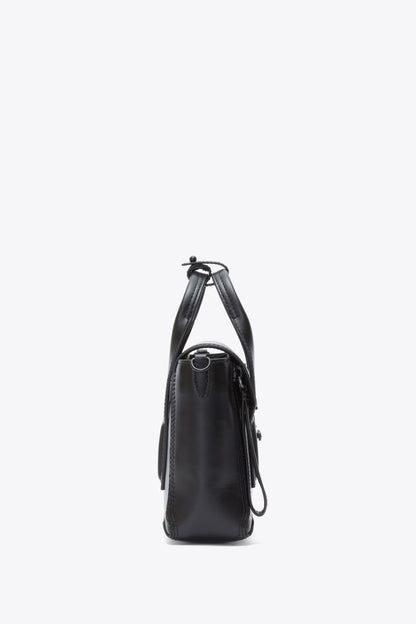 Pashli Mini Satchel Black on Black Black