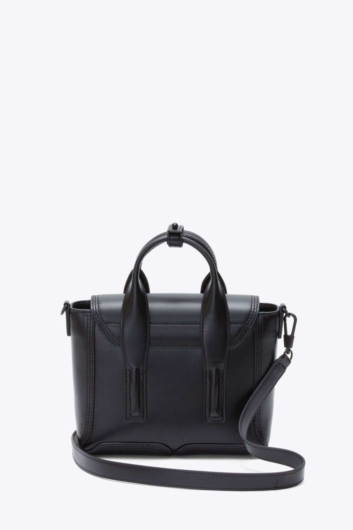 Pashli Mini Satchel Black on Black Black