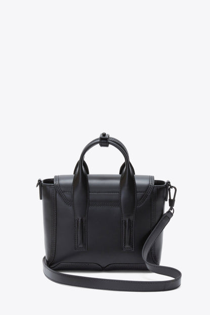 Pashli Mini Satchel Black on Black Black