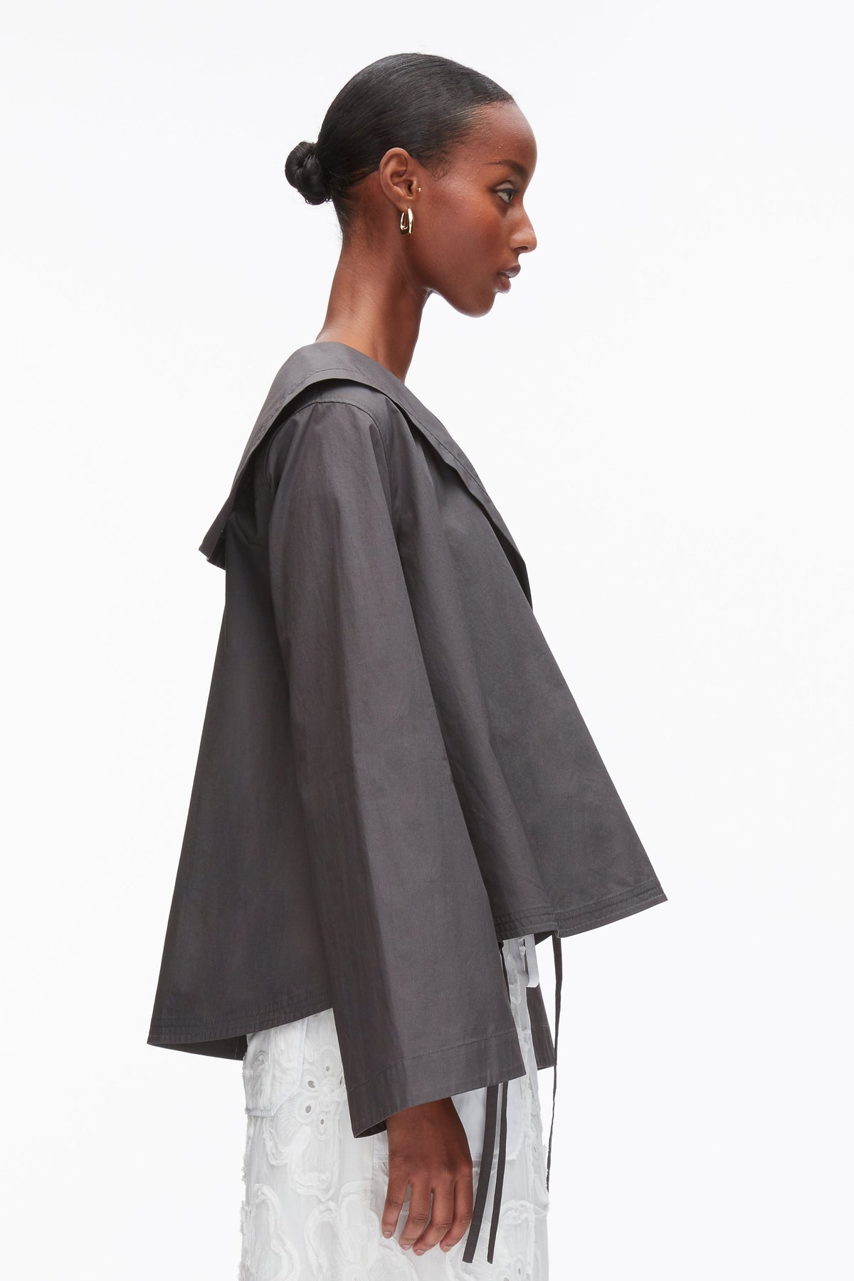Sailor Wrap Shirt Slate