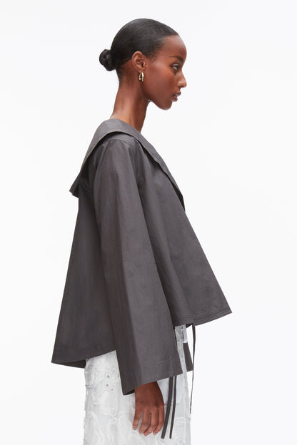 Sailor Wrap Shirt Slate