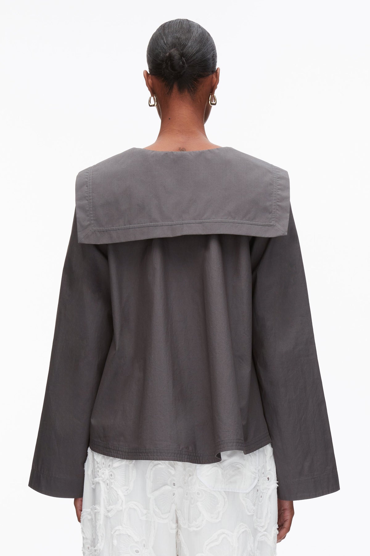 Sailor Wrap Shirt Slate
