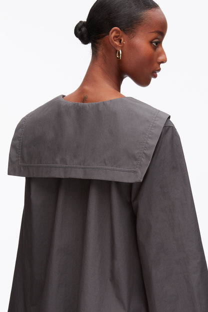 Sailor Wrap Shirt Slate