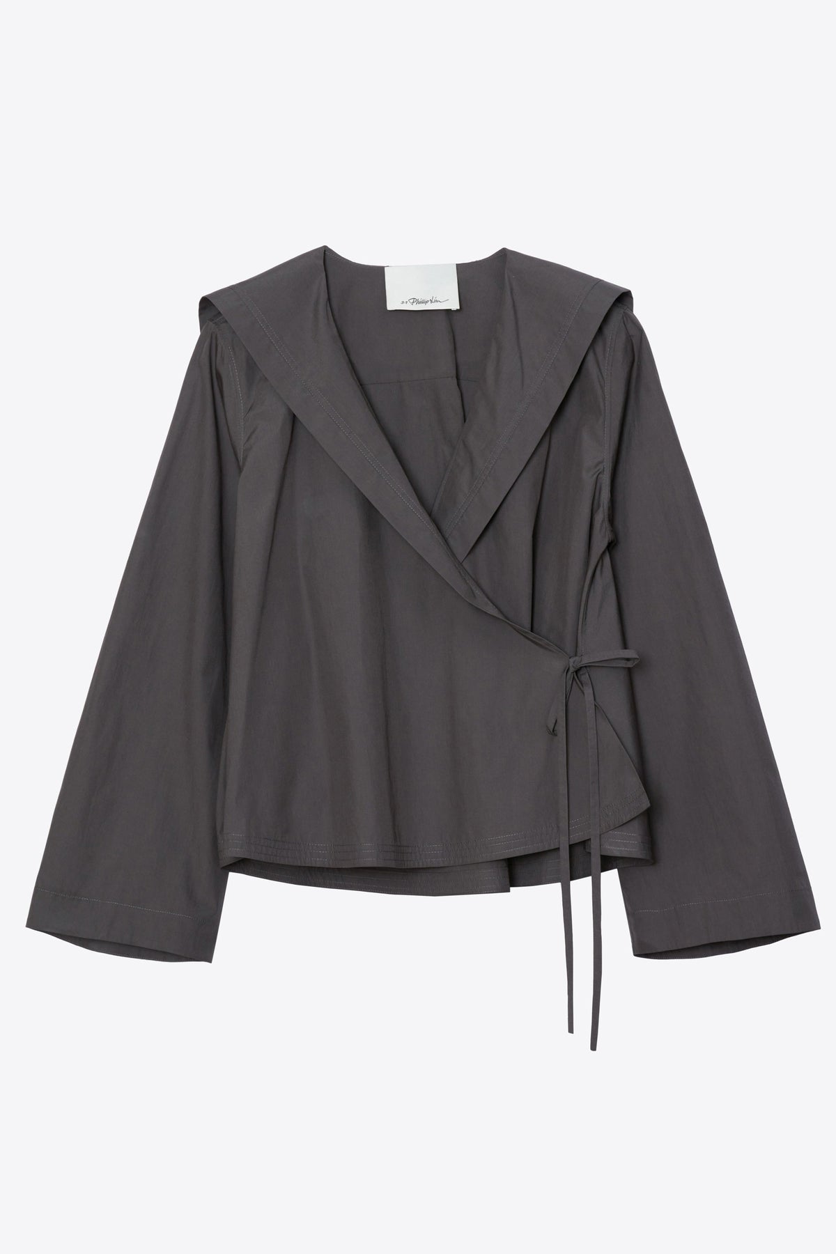 Sailor Wrap Shirt Slate