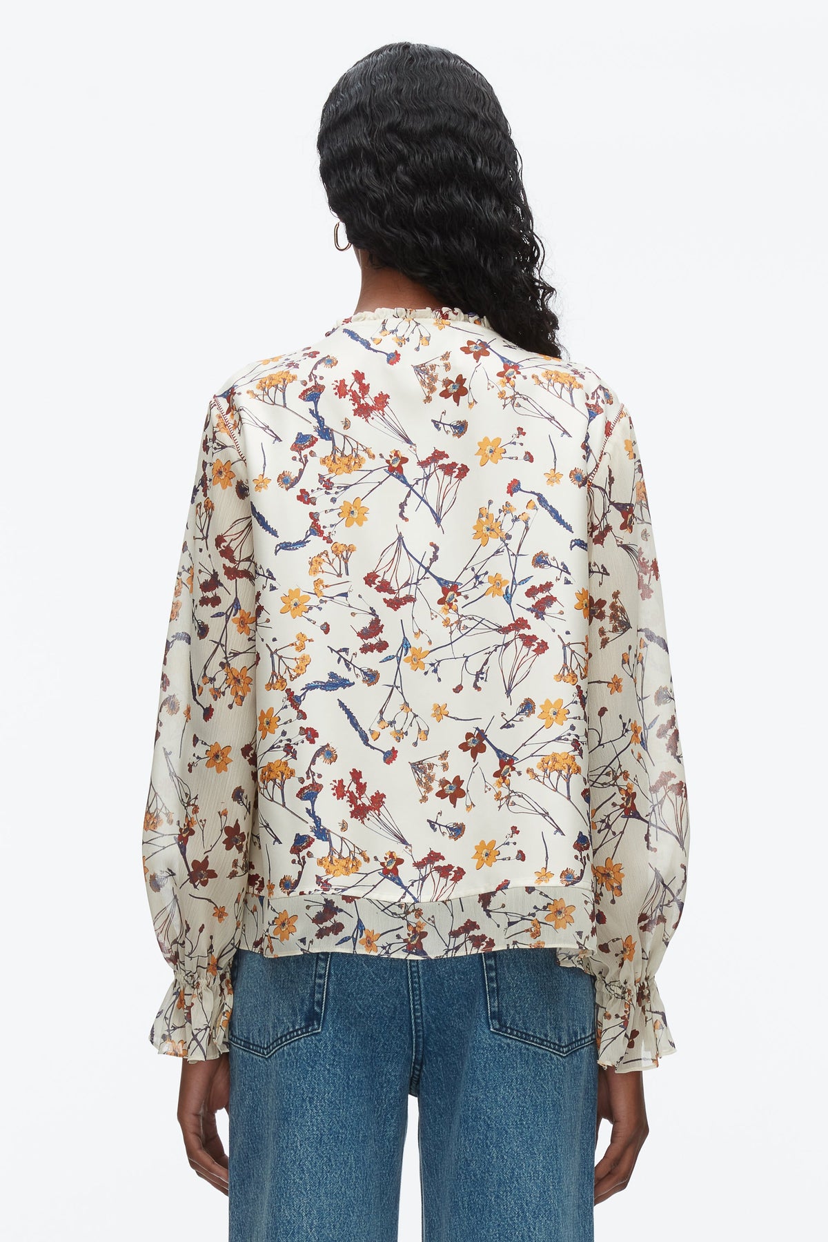 Bliss Floral Blouse Parchment Multi