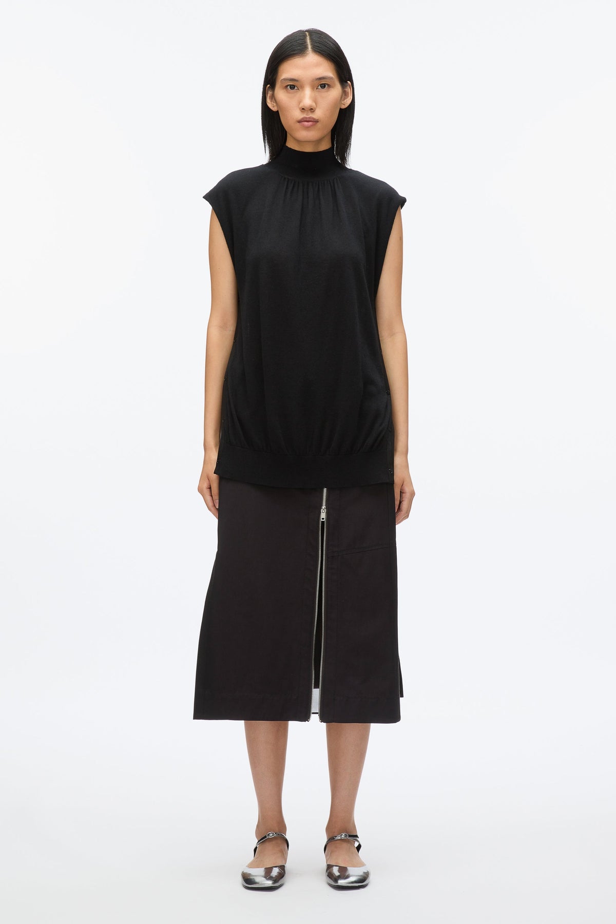 Mockneck Shell Black