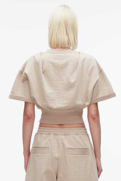 Women Cropped Sweatshirt | Relaxed Styles by 3.1 Phillip Lim Concrete