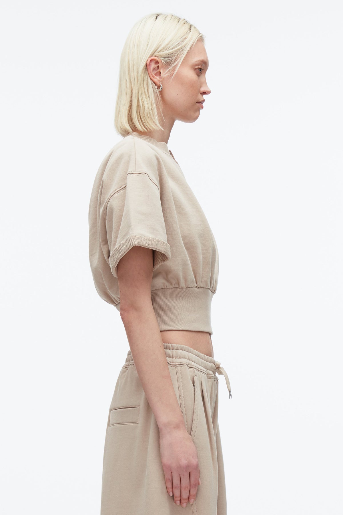 Women Cropped Sweatshirt | Relaxed Styles by 3.1 Phillip Lim Concrete