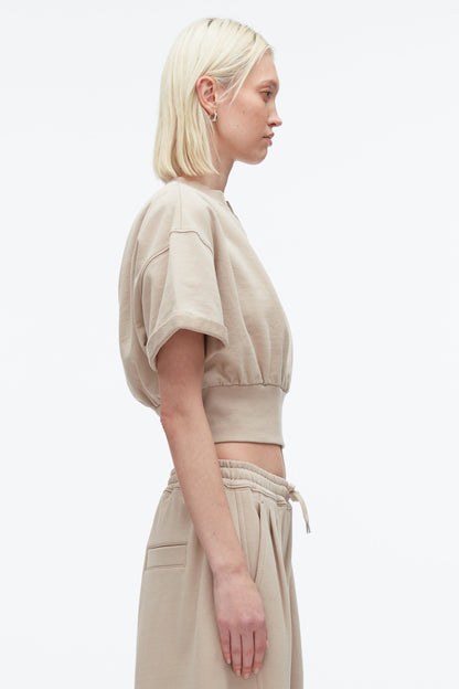 Women Cropped Sweatshirt | Relaxed Styles by 3.1 Phillip Lim Concrete