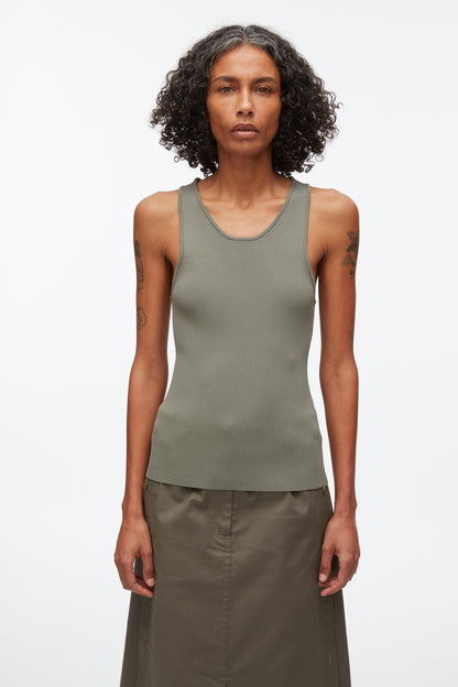 Compact Rib Layering Tank Sage