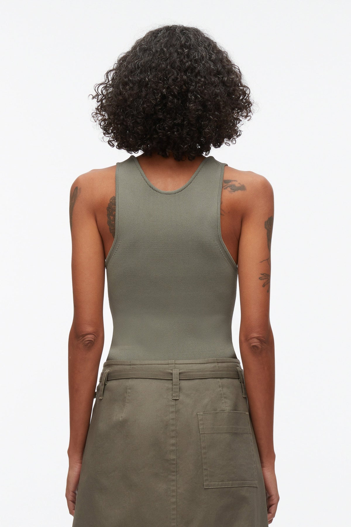 Compact Rib Layering Tank Sage