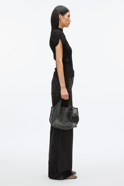 Compact Rib Tulip Top Black