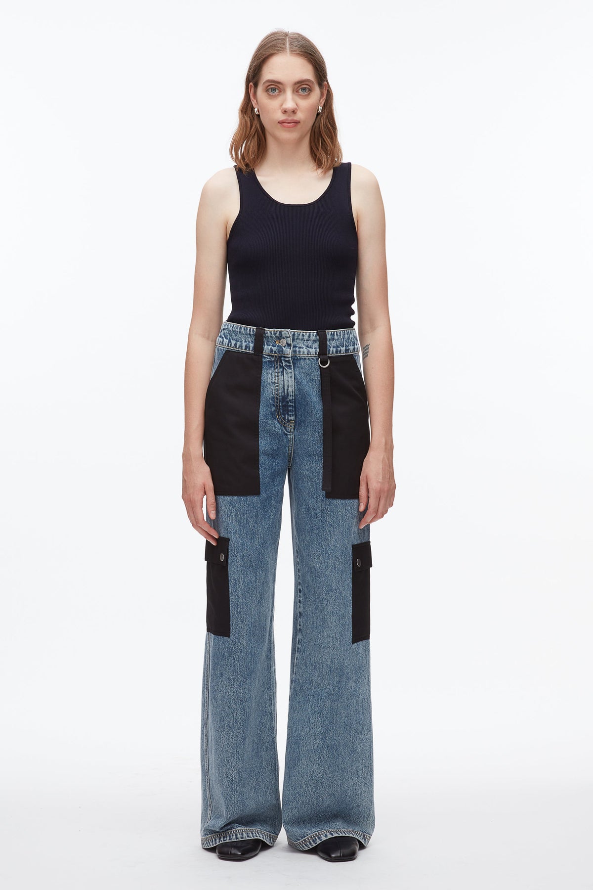 Denim Carpenter Pant Washed Medium Blue