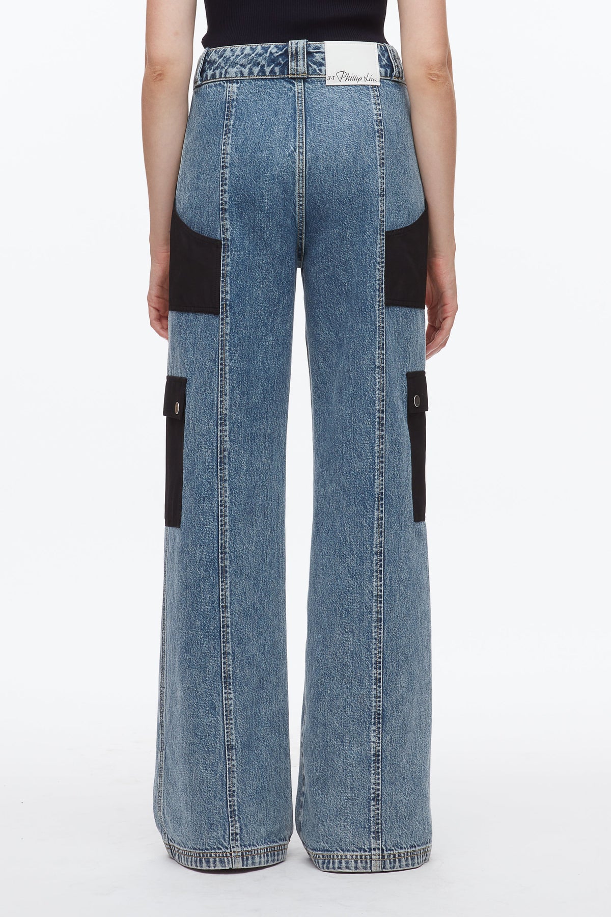 Denim Carpenter Pant Washed Medium Blue