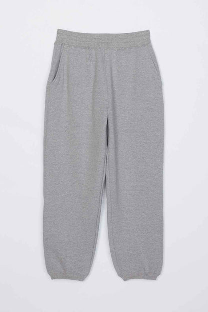 Dome Embellishment Sweatpants Grey Melange
