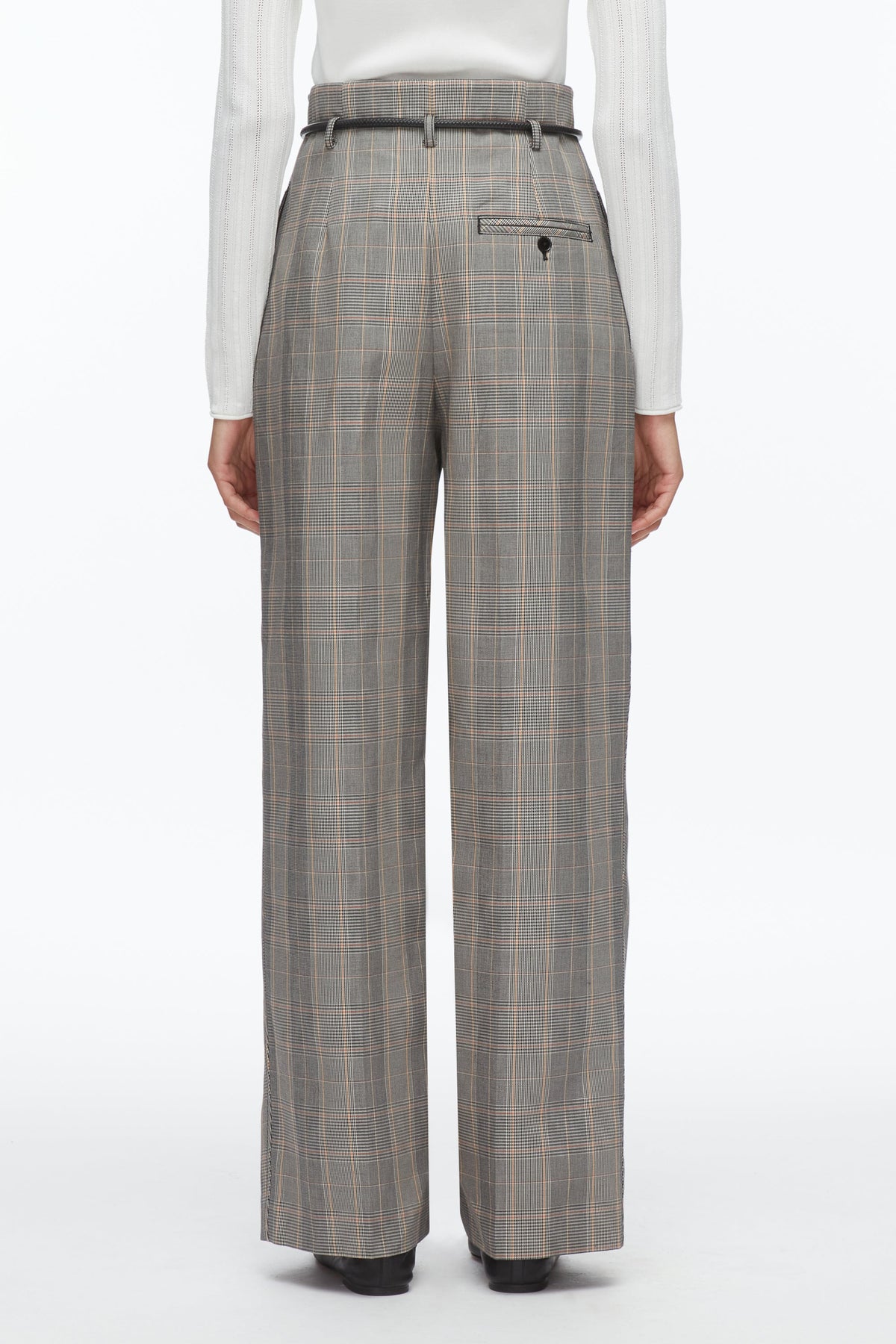 Origami Wide Leg Pant Blk Multi