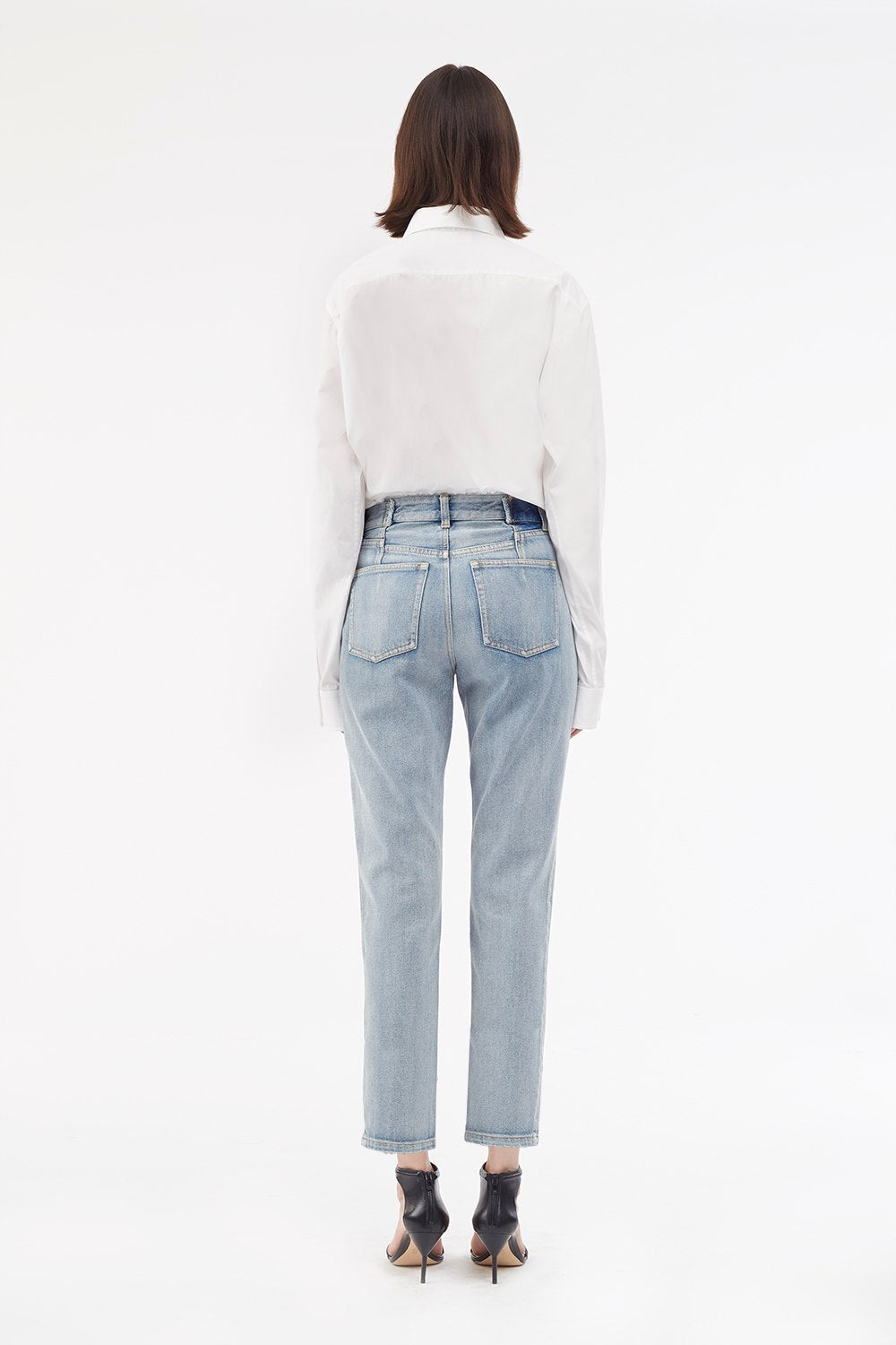 Zippered Denim Pant Indigo
