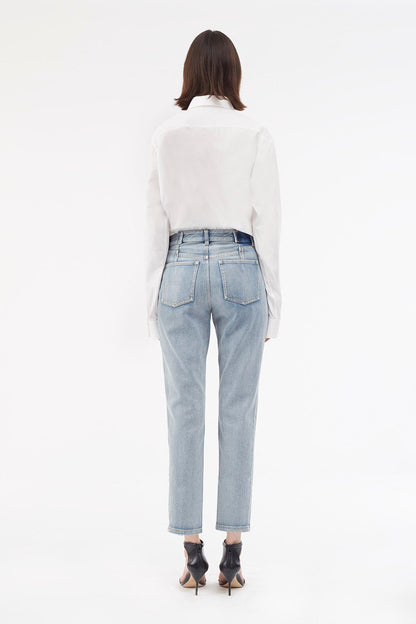 Zippered Denim Pant Indigo
