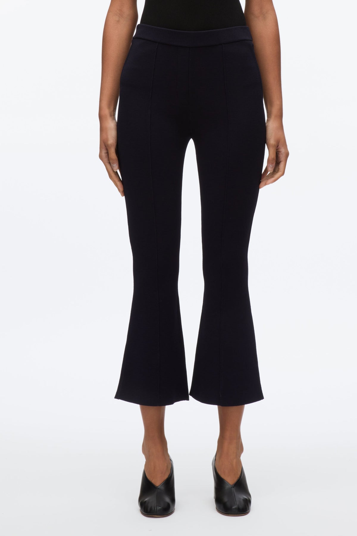 Compact Cropped Kickflare Pant Midnight