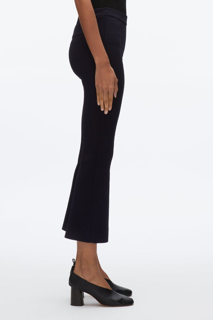 Compact Cropped Kickflare Pant Midnight