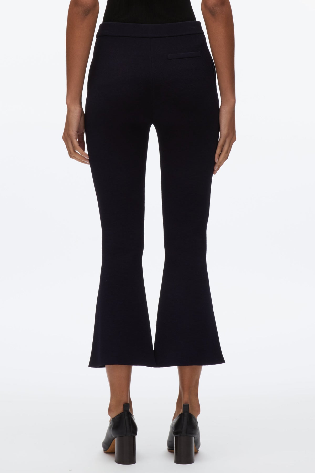 Compact Cropped Kickflare Pant Midnight