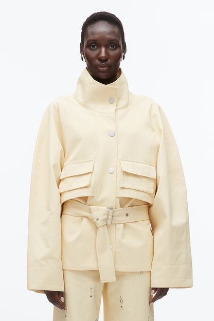 Belted Utility Jacket Ginko