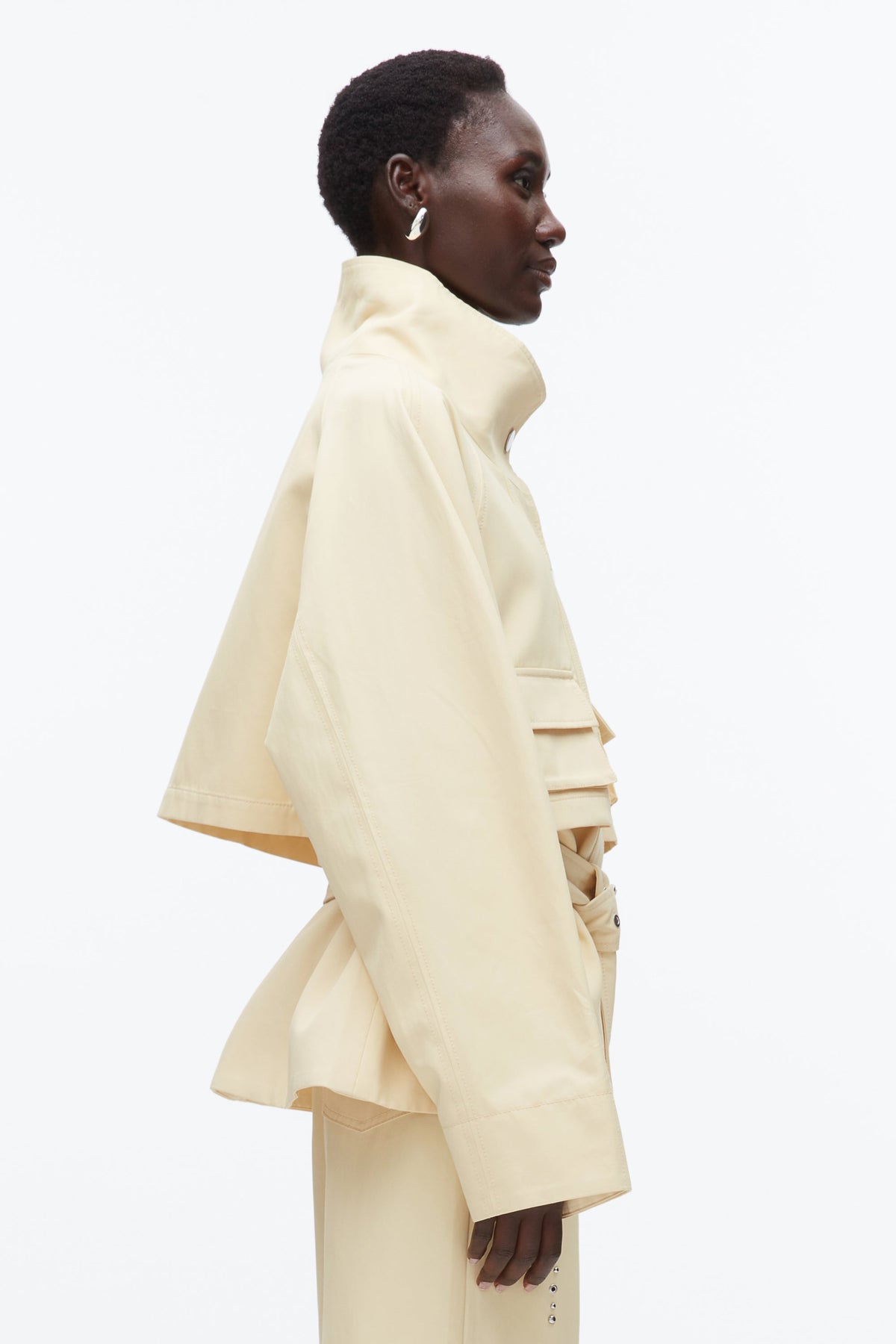 Belted Utility Jacket Ginko