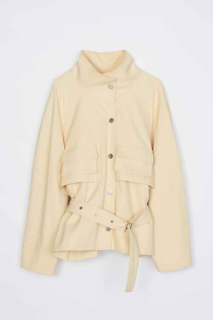 Belted Utility Jacket Ginko