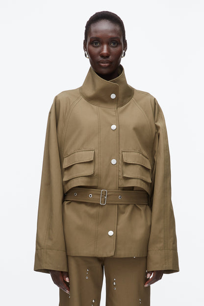 Belted Utility Jacket Caper