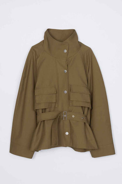 Belted Utility Jacket Caper