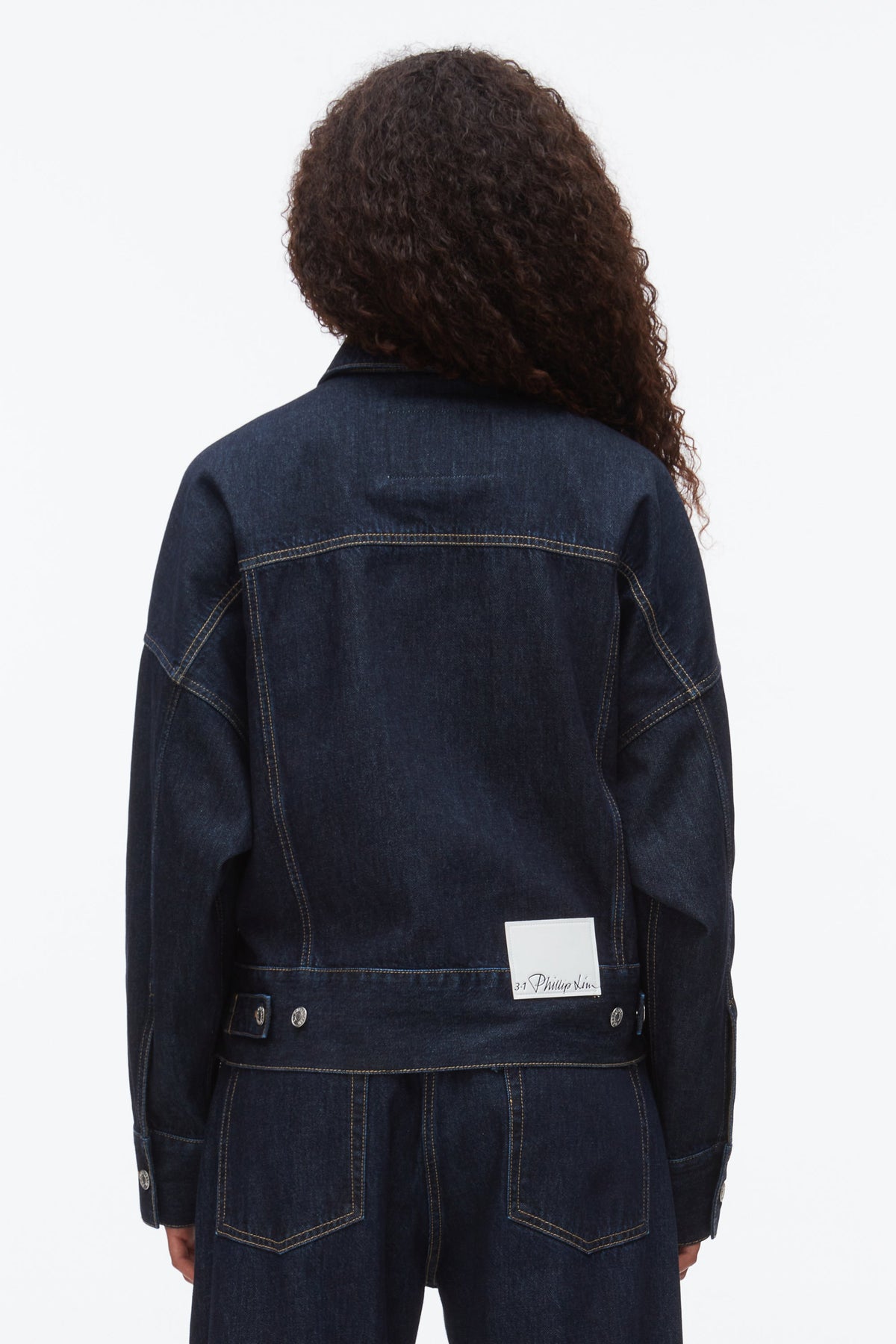 Denim Boxy Jacket Dark Indigo