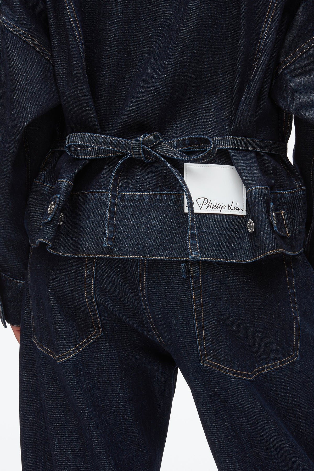 Denim Boxy Jacket Dark Indigo