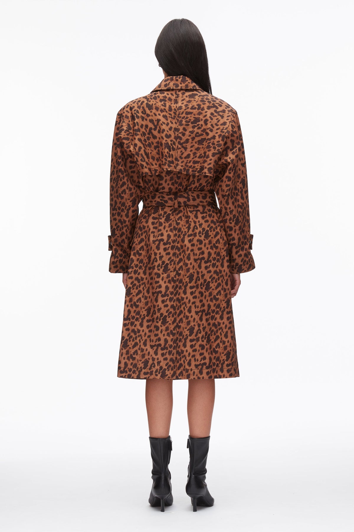 Leopard Print Trench Coat Leopard