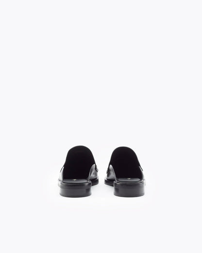 Alexa Flat Mules Black