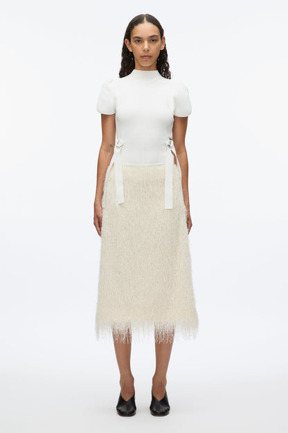 Compact Rib Tulip Top Ivory