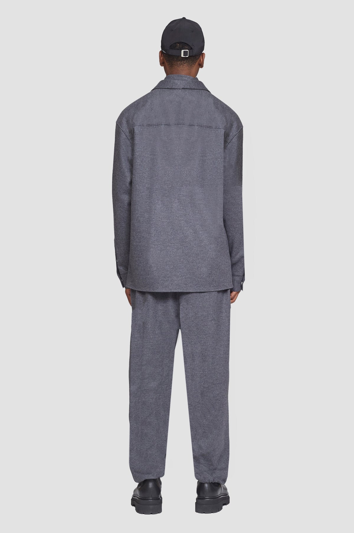 Flannel Shirt Dark Heather Grey