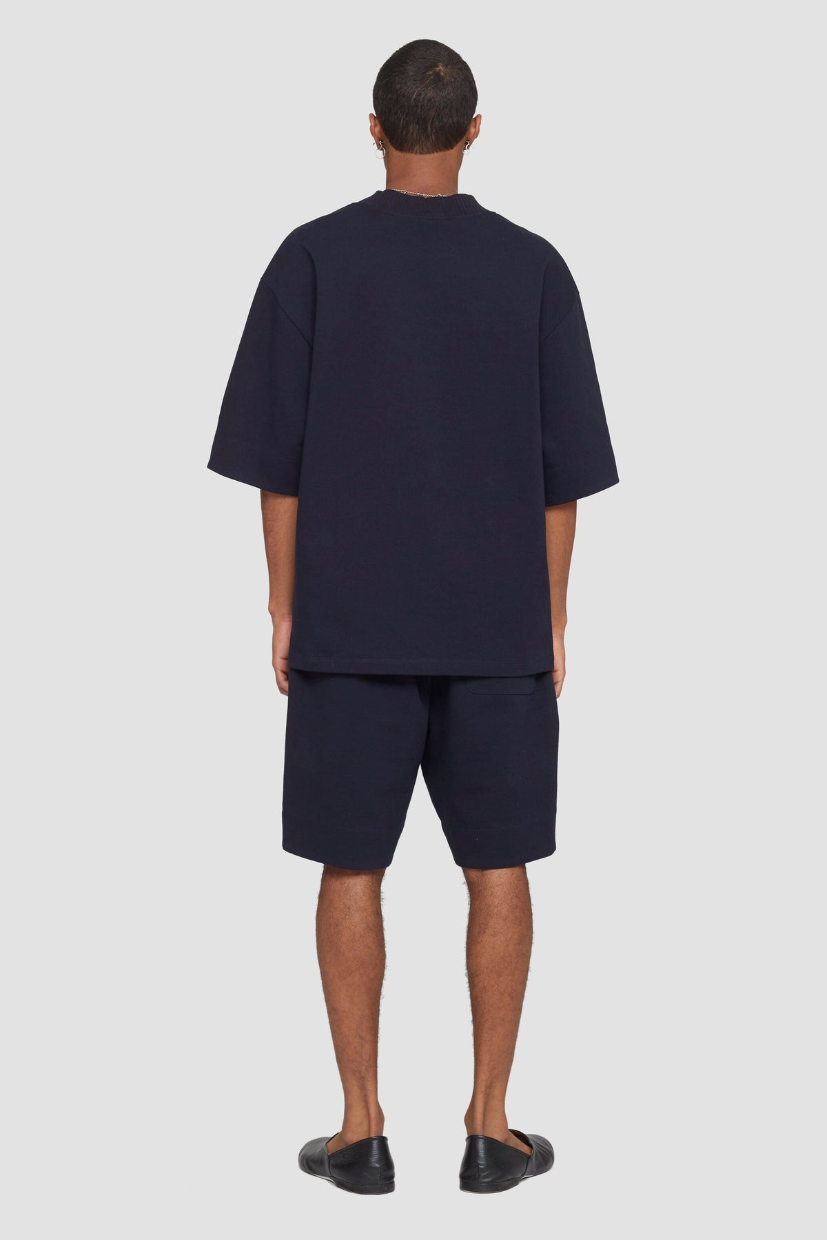 V-Neck Knit Shirt Midnight
