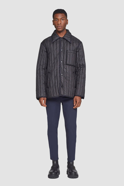 Quilted Liner Jacket Black
