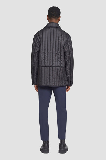 Quilted Liner Jacket Black