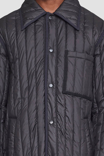 Quilted Liner Jacket Black