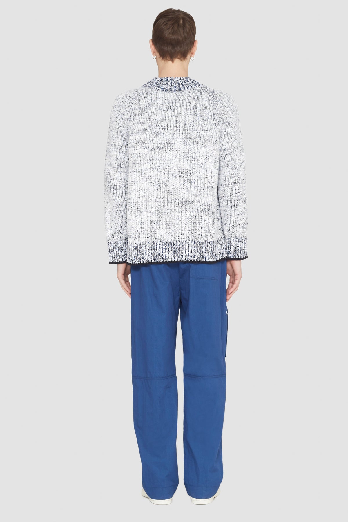 Marl-Knit Jumper Antwht Multi