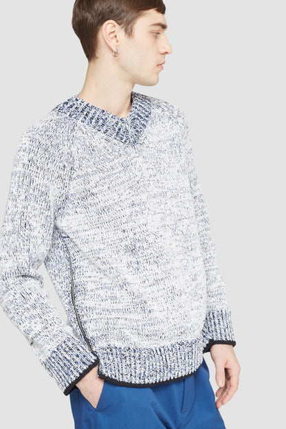 Marl-Knit Jumper Antwht Multi